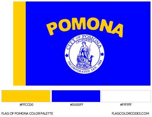 Pomona Flag Color Palette