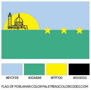 Porlamar Flag Color Palette