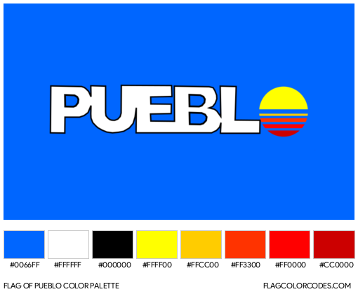 Pueblo Flag Color Palette