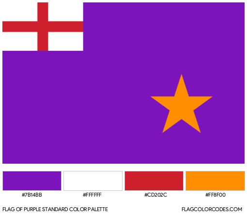 Purple Standard Flag Color Palette
