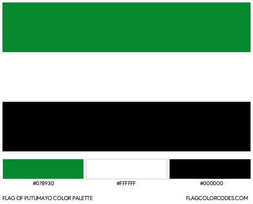 Putumayo Flag Color Palette