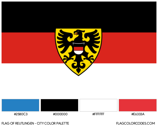 Reutlingen – City Flag Color Palette
