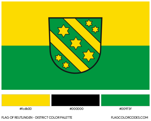 Reutlingen – District Flag Color Palette