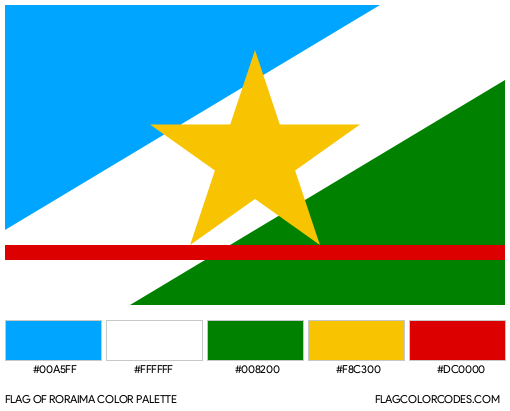Roraima Flag Color Palette