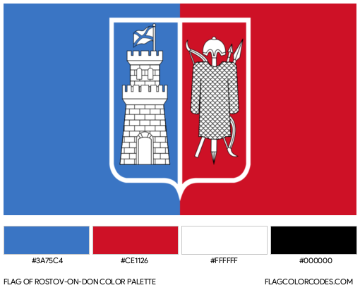 Rostov-on-Don Flag Color Palette