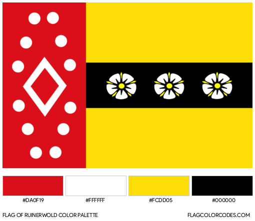 Ruinerwold Flag Color Palette