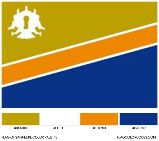 San Felipe Flag Color Palette