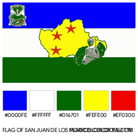 San Juan de los Morros Flag Color Palette