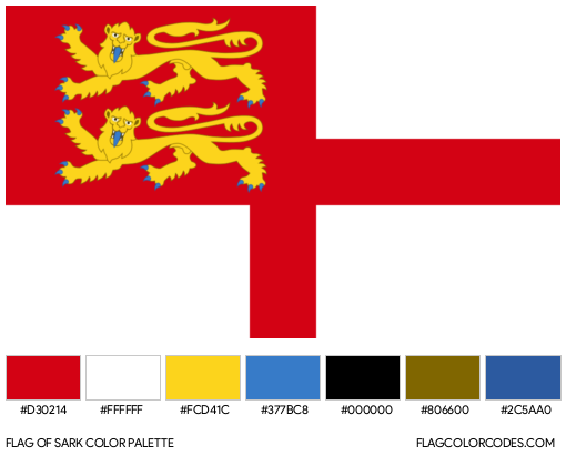 Sark Flag Color Palette