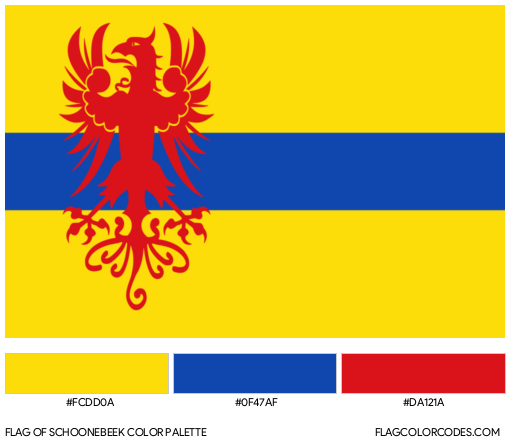 Schoonebeek Flag Color Palette