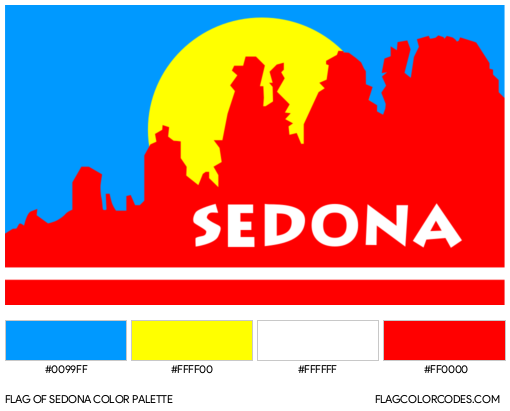 Sedona Flag Color Palette