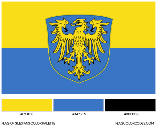 Silesians Flag Color Palette