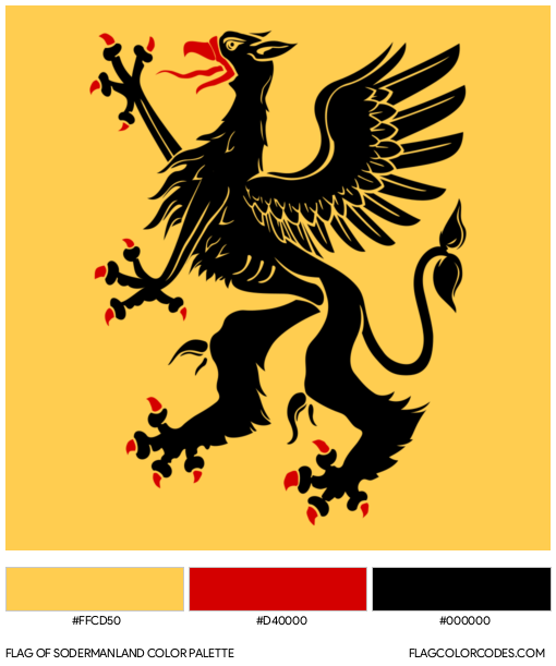 Sodermanland Flag Color Palette