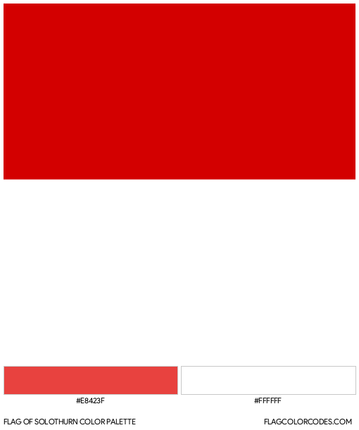 Solothurn Flag Color Palette