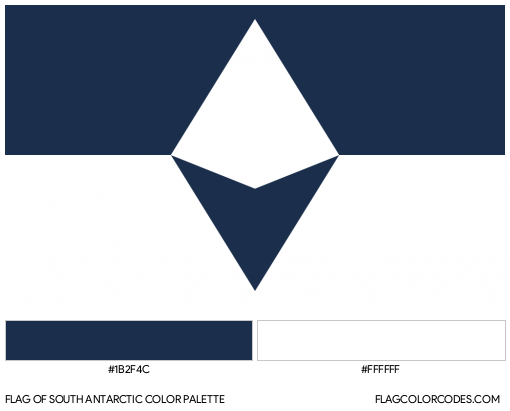 South Antarctic Flag Color Palette