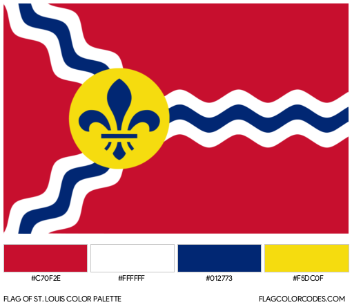 St. Louis Flag Color Palette