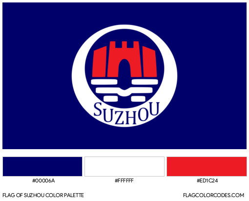 Suzhou Flag Color Palette