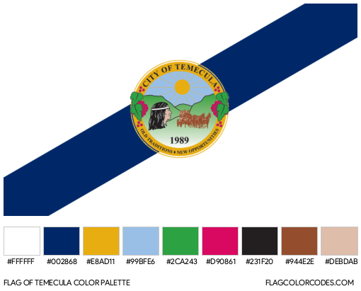 Temecula Flag Color Palette