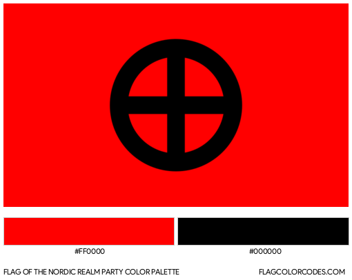 The Nordic Realm Party Flag Color Palette