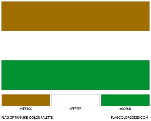 Transkei Flag Color Palette