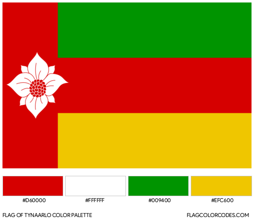 Tynaarlo Flag Color Palette