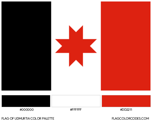 Udmurtia Flag Color Palette