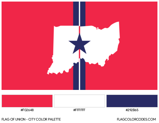 Union City Flag Color Palette
