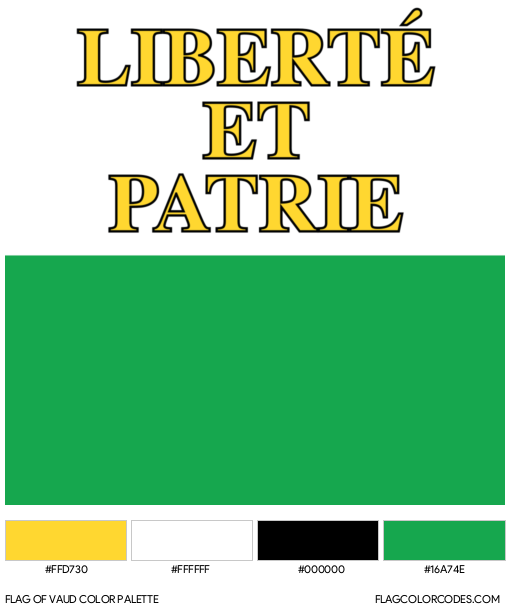 Vaud Flag Color Palette