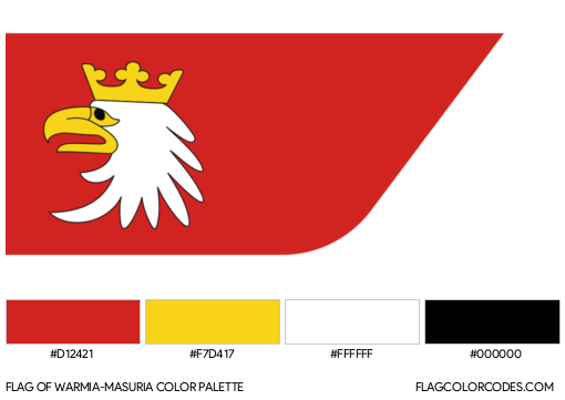 Warmia-Masuria Flag Color Palette