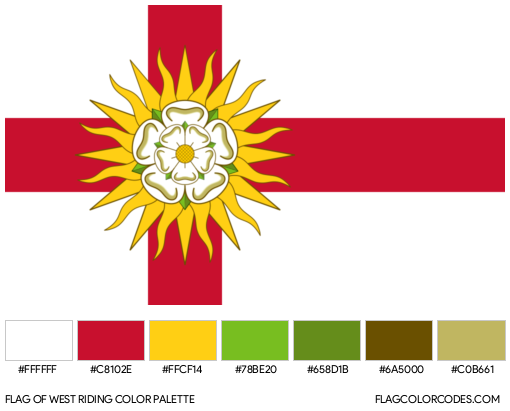 West Riding Flag Color Palette