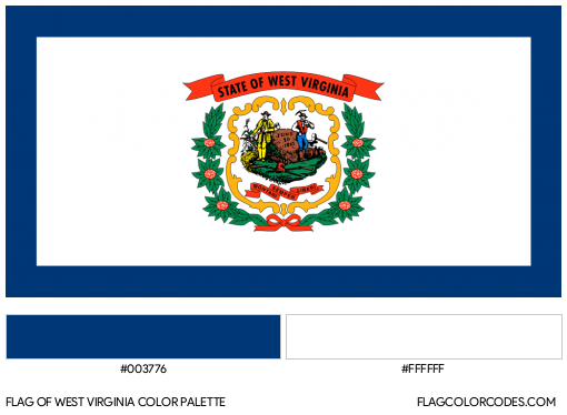 West Virginia Flag Color Palette