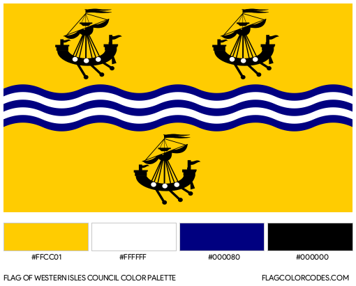 Western Isles Council Flag Color Palette