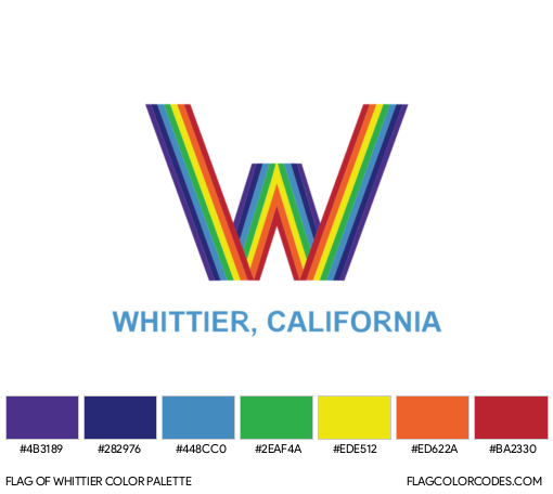 Whittier Flag Color Palette