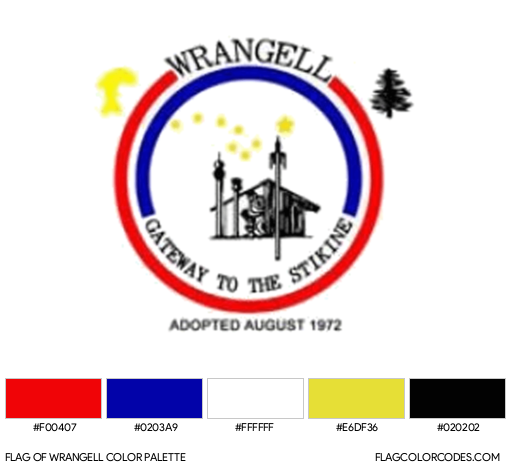 Wrangell Flag Color Palette