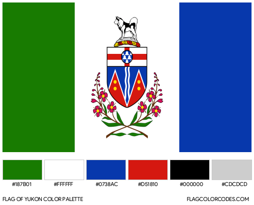 Yukon Flag Color Palette