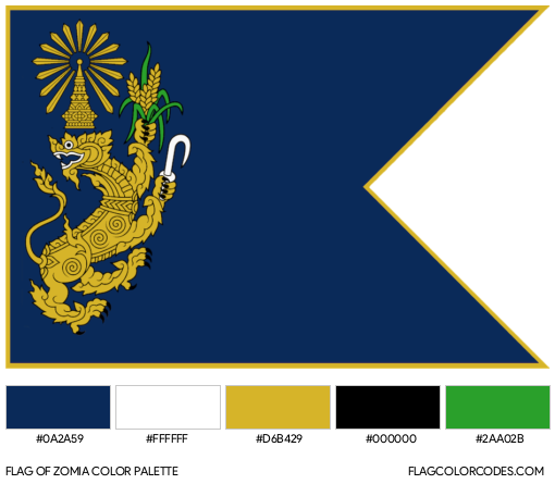Zomia Flag Color Palette