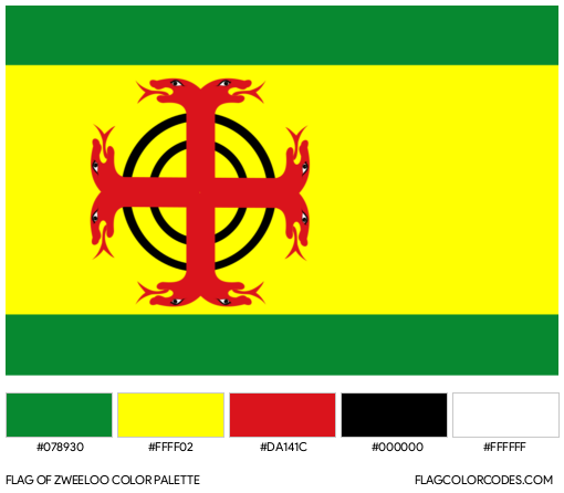Zweeloo Flag Color Palette
