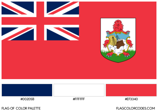 Bermuda Flag Color Palette