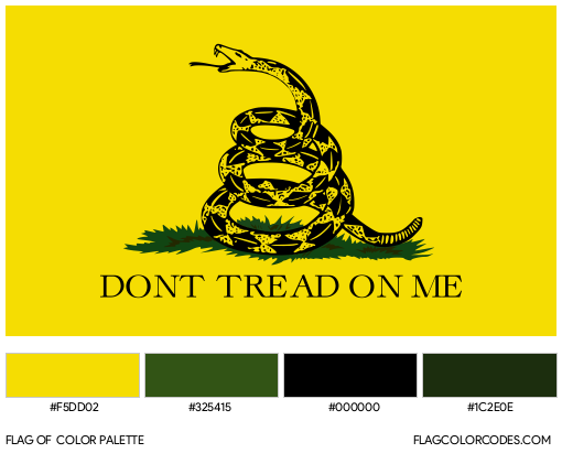 Gadsden Flag Color Palette
