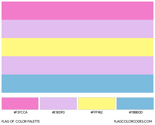Aporagender Flag Color Palette
