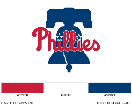 Philadelphia Phillies Flag Color Palette