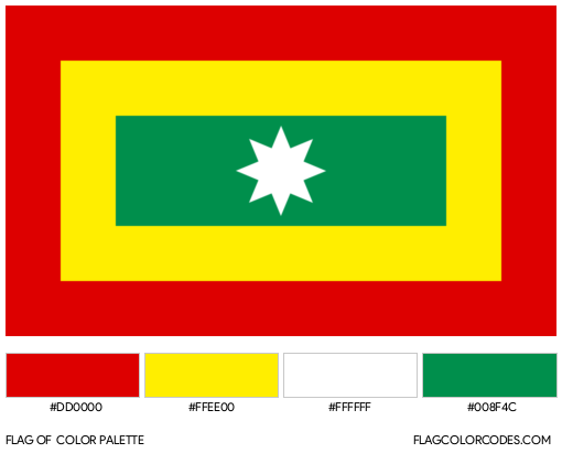 Cartagena Flag Color Palette