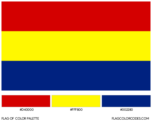 Dayak Besar Flag Color Palette