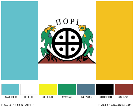 Hopi Flag Color Palette