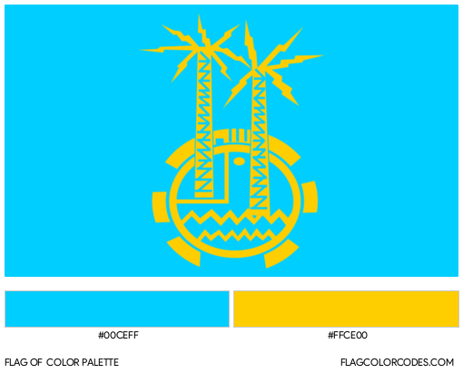 Nubians Flag Color Palette