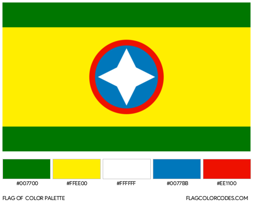 Bucaramanga Flag Color Palette