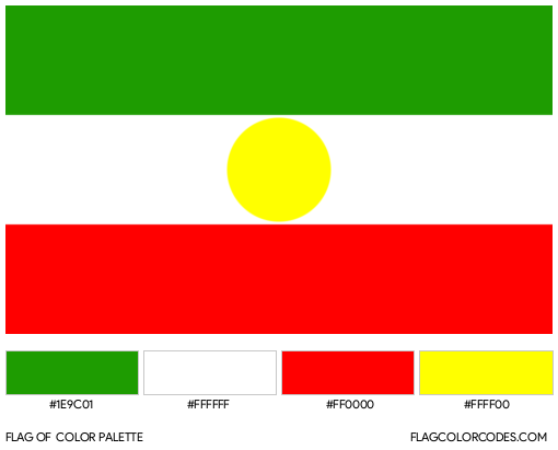 Santals (India) Flag Color Palette