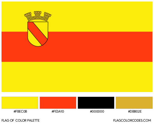 Baden-Baden Flag Color Palette
