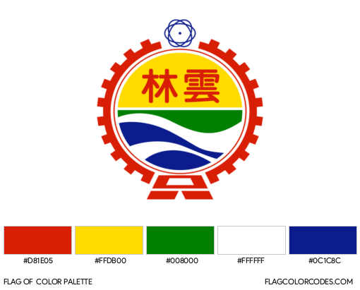 Yunlin Flag Color Palette