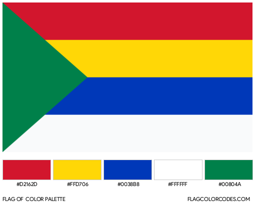 Druze Flag Color Palette